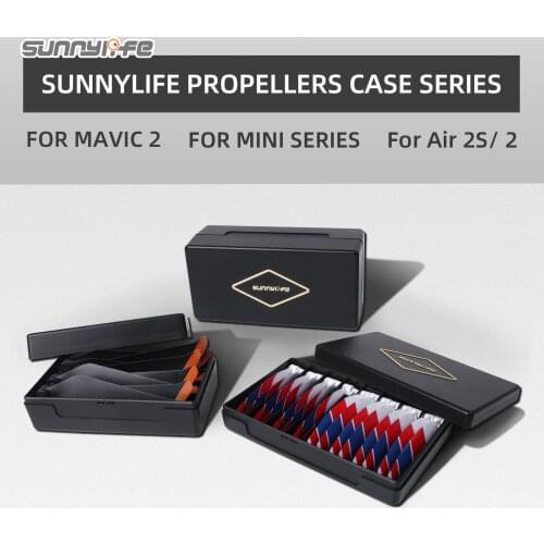 Sunnylife Propellers Box Portable Protective Case Accessories for Mavic 2/Pro/Mini SE/Mini 2/Mavic Air 2/Air 2S