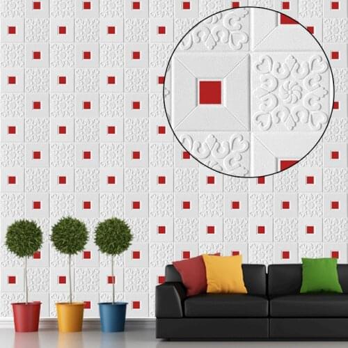3D Brick Wall Stickers Stone Foam Waterproof Wall Covering Wallpaper living Room Decoration Wall Decor