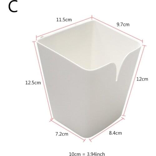 4pcs Kitchen Trolley Hanging Basket Storage Bucket Tableware Sundries Debris Box