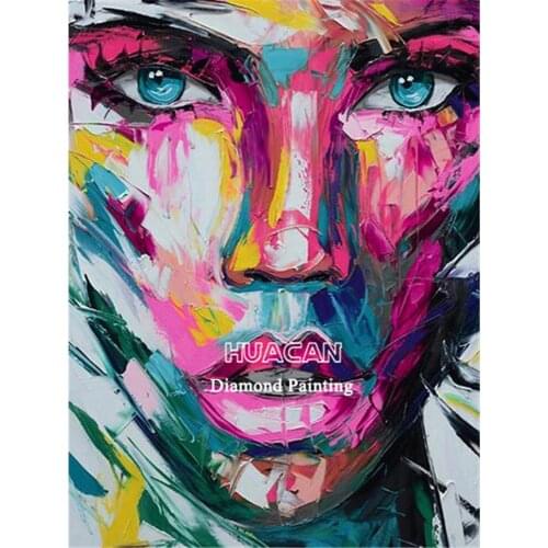 Abstract Woman DIY Cross Stitch Embroidery 11CT Kits Needlework Craft Set Cotton Thread Printed Canvas Home Dropshipping