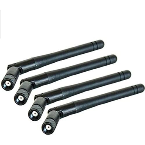 ALLISHOP 4 Pcs Antenna Wifi Largo Alcance 2.4G router wifi Wireless antenna Booster 3DB aerial with RP SMA plug male 11cm length