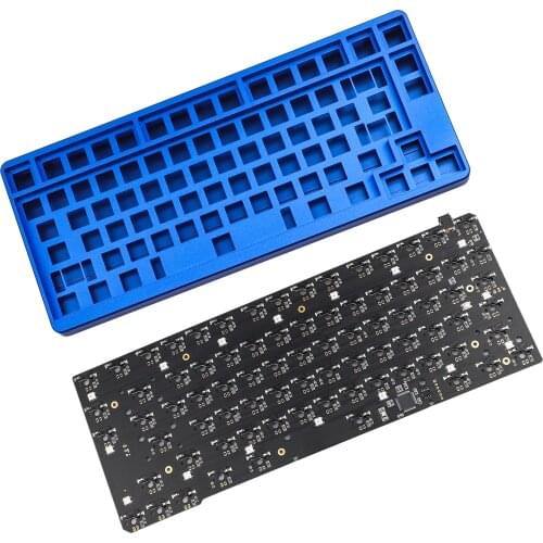 ID80 V1 80 Keys Aluminum Anodized CNC Alu Case Acrylic Bottom Only Case Support V2 PCB