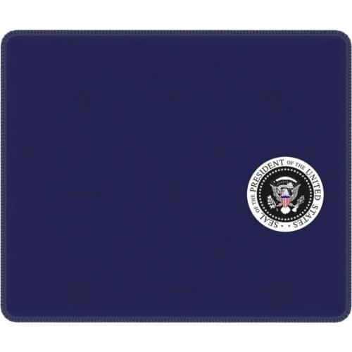 American Presidential Seal Crazy Mouse Pad USA Trump Election Vote with Locking Edge MousePad Rubber PC Table Decoration Cover