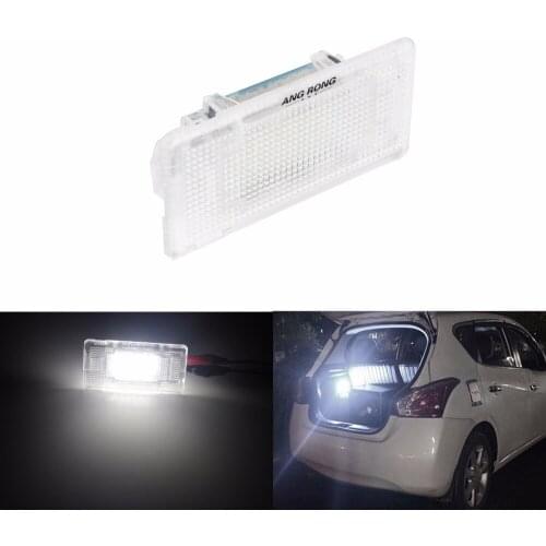 ANGRONG 1x LED Footwell Luggage Trunk Boot Light White For BMW E39 E60 F10 E63 E38 E65 E81 E82(CA201)