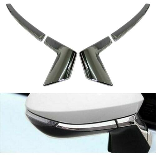 2 Pcs Car Rearview Mirror Side Mirrors Molding Cover Trim For Toyota Corolla Hatchback/Sedan 2019-2020 LHD