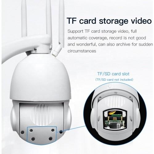 Hot Selling 30X Optical Zoom PTZ 2MP Wireless 4G SIM Card Security Camera 1080P HD IP Camera Outdoor Home CCTV Surveillance Cam