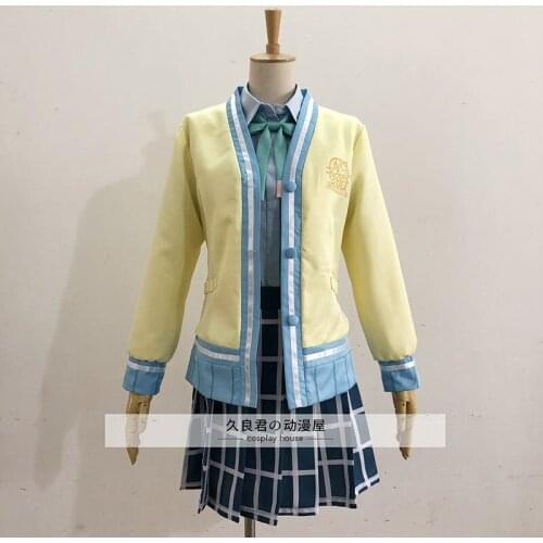 Game Love Live! School Idol Festival Konoe Kanata Cosplay Costume Summer Uniform Accessories Customer Size Made Anime Cosplay
