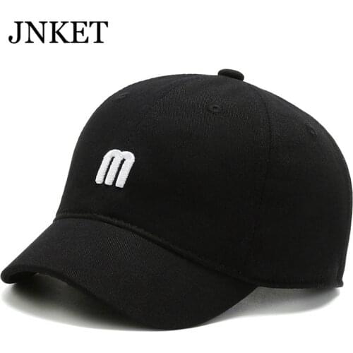 JNKET New Fashion Embroidery Unisex Short Visor Baseball Cap Hip Hop Caps Outdoor Sports Sunhat Snapbacks Hats Casquette