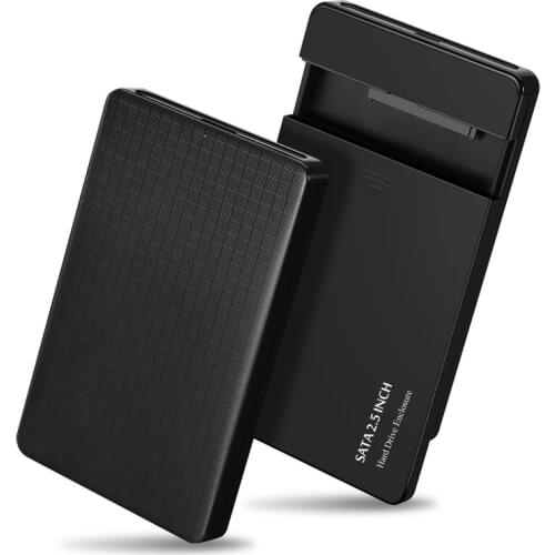 USB 3.1 Type-c Mobile Hard Disk Box 2.5-inch SATA Notebook Type-C Hard Disk Box SSD Grid Pattern 6TB Capacity