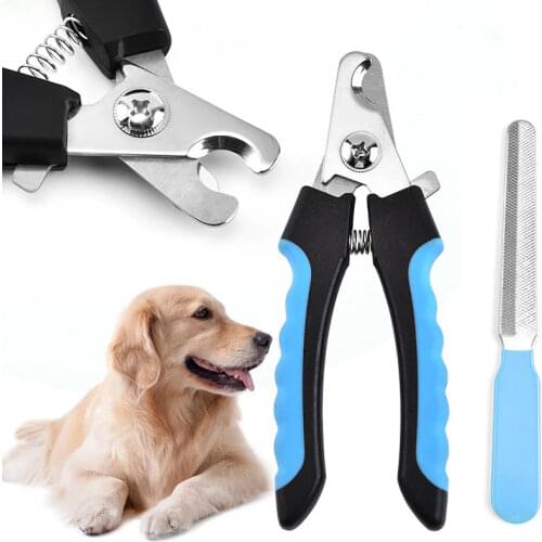 Professional Pet Cat Dog Nail Clipper Cutter With Sickle Stainless Steel Grooming Scissors Clippers for Pet Claws Dog Supplies