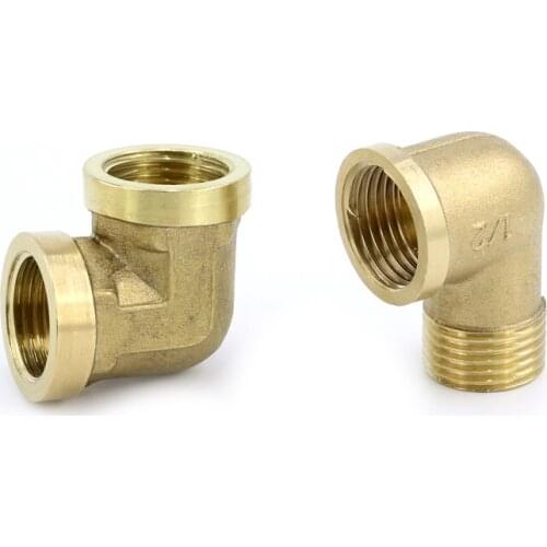 Brass hose barb fitting elbow inner wire outer wire 1/4 1/8 1/2 3/8 BSP male thread barbed coupling connector connector adapter
