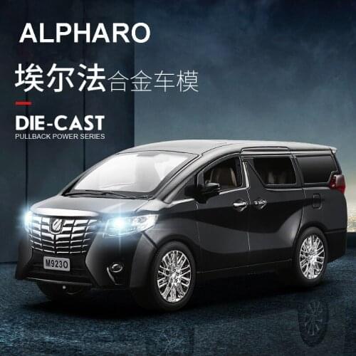 XLG 1:24 Diecast Baby Sitter Car High Simulator Alloy Metal Model Car With Door Open Sound Music Light Pull-back Vehicle