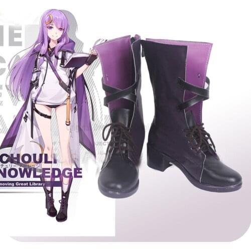 Touhou Project Patchouli Knowledge Cosplay Shoes Boots Halloween Carnival Party Costume Accessories