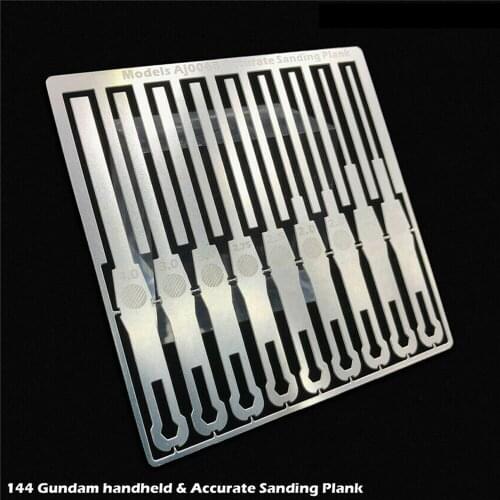 9 in1 Detail Grinding Stick File Handheld Model Building Tools for Gundam 1/144 Scale Model Decoration Tools 304 Stainless Steel