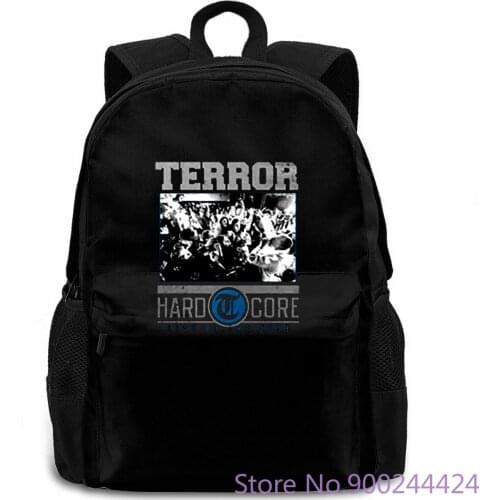 Victory Records Terror Band Hardcore Photo Logo Printed Pure women men backpack laptop travel school adult student