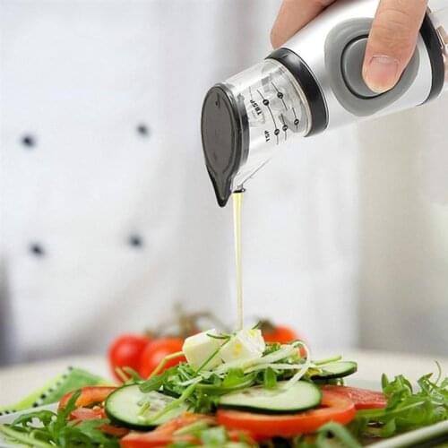 No-Drip Spout Glass Gravy Boat 500ml Kitchen Olive Oil Vinegar Dispenser Pourer Bottle Cooking Tools Tableware Leakproof