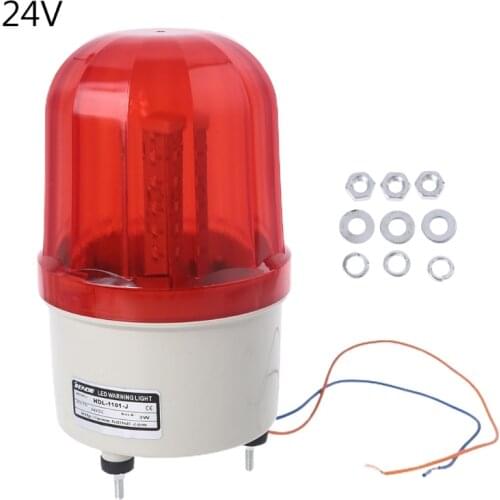 50LB 220V/12V/24V LED Alarm Light Warning Lamp Signal Buzzer Rotary Strobe Flash Siren Emergency Sound Illumination Hummer