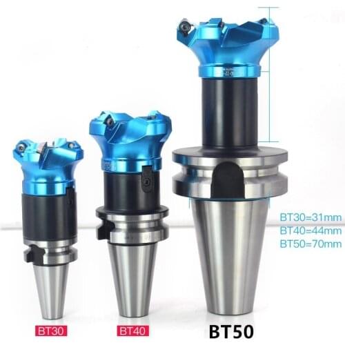 Face end mill shoulder milling cutter KM12 aluminum and BT50 Tool holder set CNC Milling New