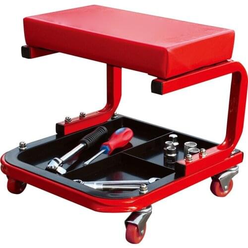 U-shaped car repair stool, repair stool with working plate, car repair stool, auto repair hardware tool box