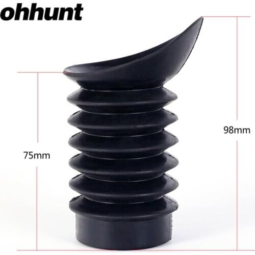 Ohhunt Tactical Riflescope Rubber Eye Protector Cover Scope Eyeshade Extender 33mm 38mm Inner for Hunting Shooting Rifle Scope
