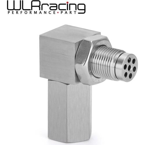 WLR - Universal Oxygen Sensor Extender 90 Degree 02 Bung Extension Catalytic Converter O2 Oxygen Sensor Spacer WLR-OSE02