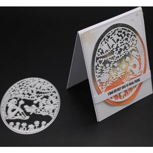 ZhuoAng think about life Cutting Dies for Card Making DIY Scrapbooking Photo Album Decoretive Embossing Stencial