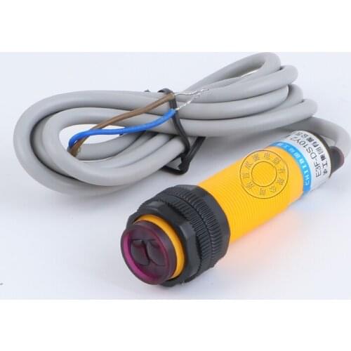 1pcs Original Photoelectric Switch E3F-DS10Y2 AC 220V 2-Wire NC 10CM M18 Diffuse reflection Quality Assurance