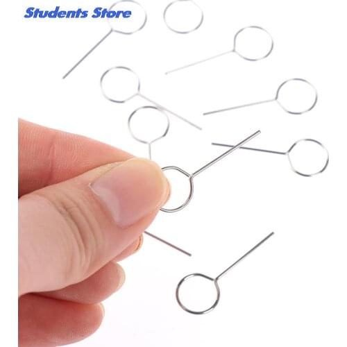 10pcs 18mm Universal Sim Card Tray Pin Ejecting Removal Needle Opener