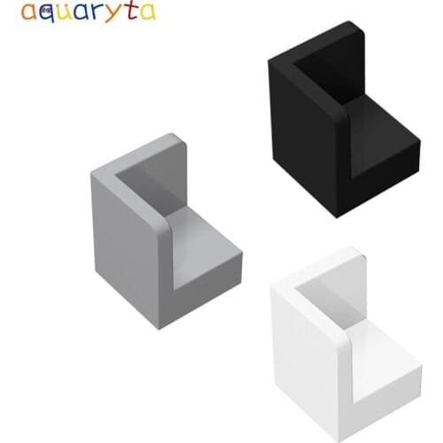 Aquaryta 100pcs Panel 1x1x1 Wall Corner Building Blocks Part Compatible with 6231 DIY Assembles Particles Creative Enlighten Toy