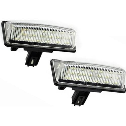 2x Error Free 18 3528 SMD Car Light LED License Number Plate Lamp for Nissan TEANA J31 J32 Altima Rogue Sentra