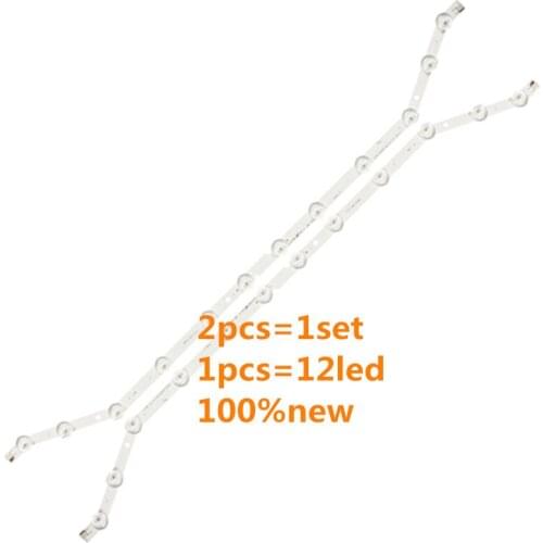 2 PCS/Lot For Samsung 32inch TV BN96-28763A 12-LED Button Backlight Strip D3GE-320SM1-R2, LM41-00001S