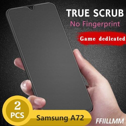 2Pcs/Lot Matte Protective Glass For Samsung A72 A71 A52 A51 5G Tempered Glass For Samsung A42 A32 A31 A12 Screen Protector Glass