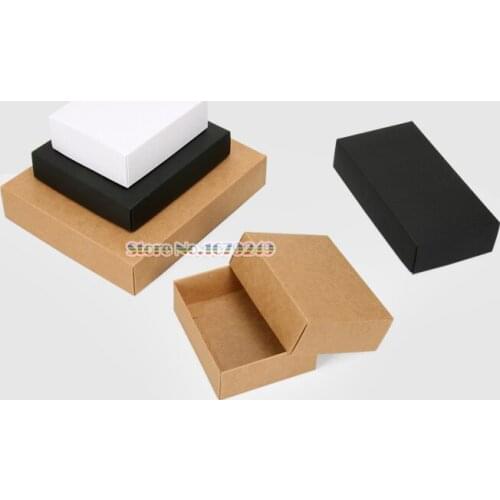 22.5x9.5x4.4cm Corrugated 350G kraft paper boxes Heaven and earth cover box,wallet gift candy food packing box 100pcs/lot