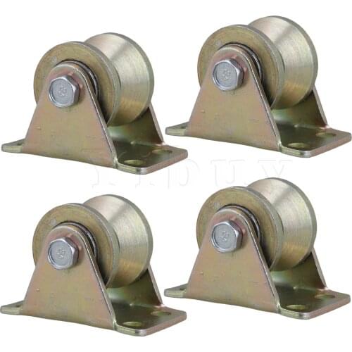 4 x V Type Strong Bearing Capacity Sliding Gate Door Window Wheels 1.2"