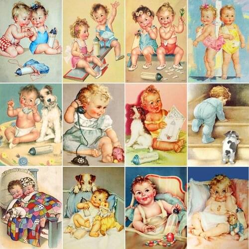 5d diy diamond painting children cartoon full circle/full square rhinestone cross stitch mosaic crafts home decoration gift