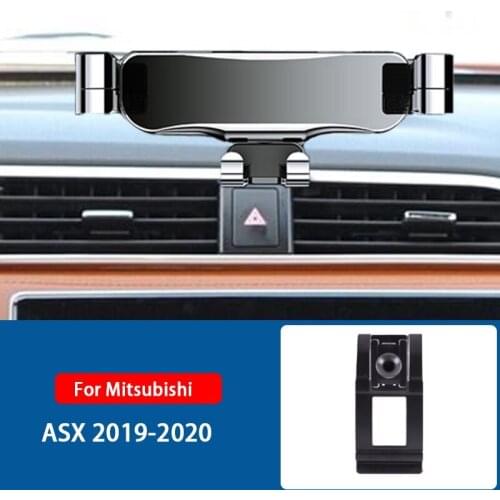 Car Mobile Phone Holder For Mitsubishi ASX 2019 2020 Special Mounts Stand GPS Gravity Navigation Bracket Car Accessories