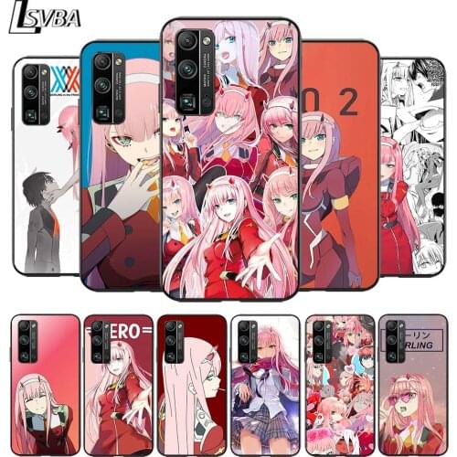 Anime Darling in the franXX for Huawei Honor V30 20 Pro 20 10i X10 9S 9A 9C 9X 8X 10 9 Lite 8A 7C 7A Pro Black Phone Case