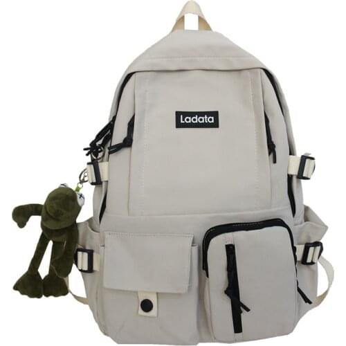 Chuwanglin Ladies Backpack Waterproof Female Fashion School Bag Laptop Student Girl Backpack Nylon Unisex Bookbag Male 6011107