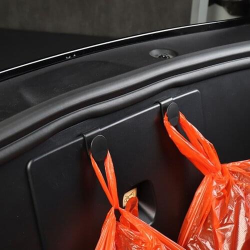 For Tesla Model Y Trunk Hook Car Cargo Front Trunk Bag Hook Holder Hanger 1pc