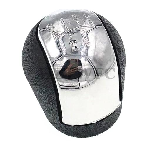 Chromed 5 Speed MT Gear Shift Knob For OPEL VECTRA C SIGNUM 2002-2005 Shifter Lever Stick Headball Replacement