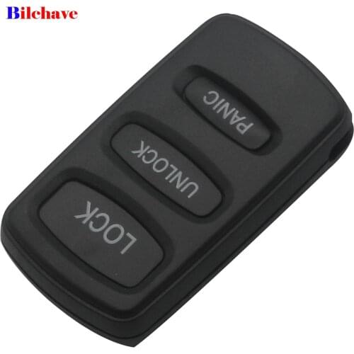 Bilchave 10pcs 2/3 Buttons Remote Car Key Shell Fob Cover For Mitsubishi Lancer Outlander Pajero V73 Galant Montero Sport
