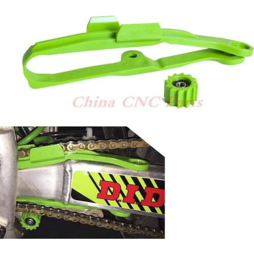 NICECNC Chain Slider Guard Kit For Kawasaki KX250F 2006-2016 KX450F 2006-2015 KLX450 2008-2014 KXF KLX 250 450