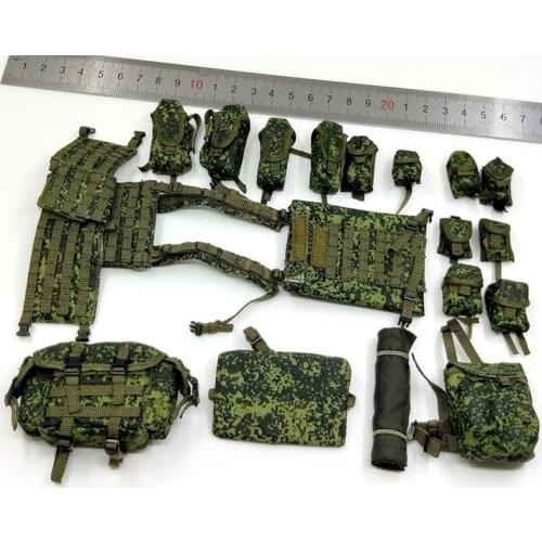 DAMTOYS DAM 78078S 1/6 Scale Russian sniper chest bag with full Set Model For Action Figure Body DIY Accessories