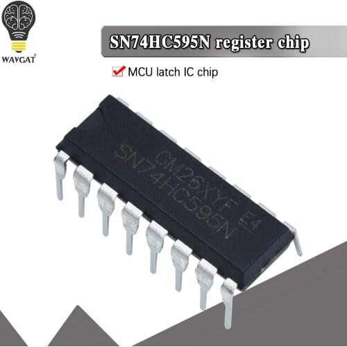 10PCS SN74HC595N DIP16 SN74HC595 DIP 74HC595N 74HC595 new and original IC 8BIT SHIFT REGISTERS WITH 3 STATE OUTPUT REGISTERS