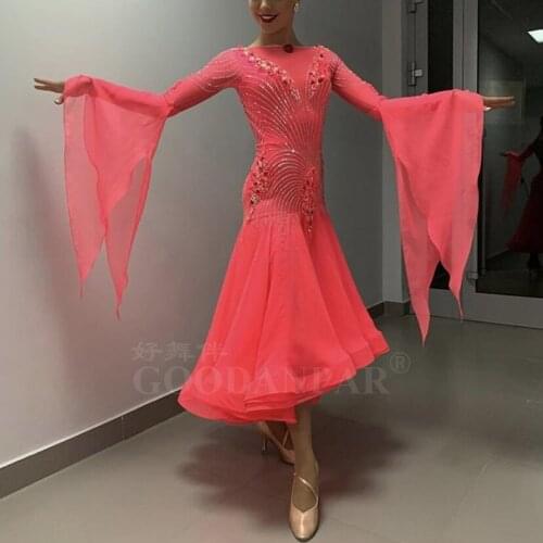 Ballroom dance dress standard dance costume for competition dress standard dance dress モダンダンスドレス