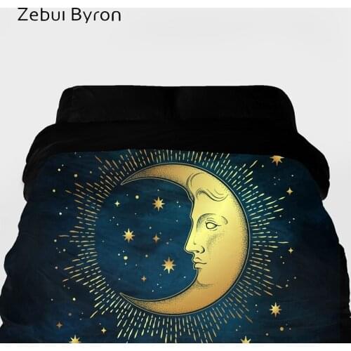 1PCS Duvet Cover,3D HD Printing Comforter/Quilt/Blanket Cover 220x240/200x200/140x200/150,moon Bedding King/Double Drop Ship