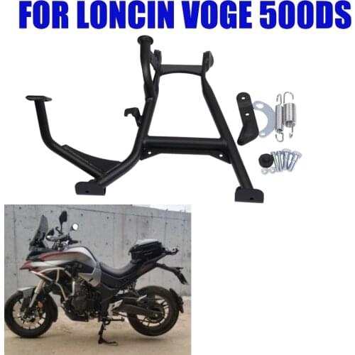 For Loncin VOGE 500DS 500 DS Motorcycle Large Middle Kickstand Bracket Pillar Center Parking Foot Kick Stand Firm Holder Support