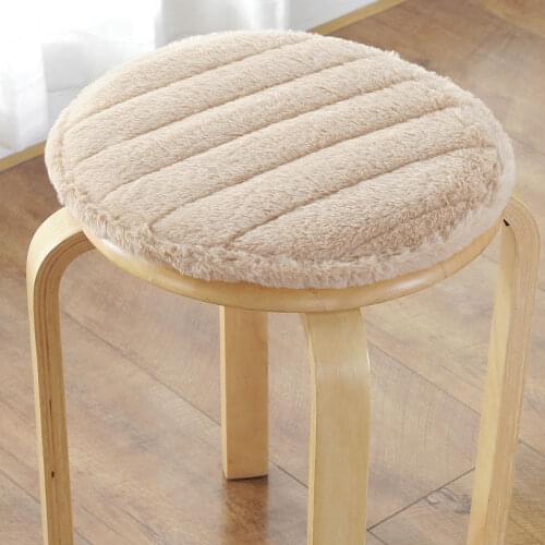 Fluffy Chair Cushion Round Seat Cushion Home Comfort Car Seat Soft Office Seat Cushion Floor Pillow Child Non-slip Chair Cushion