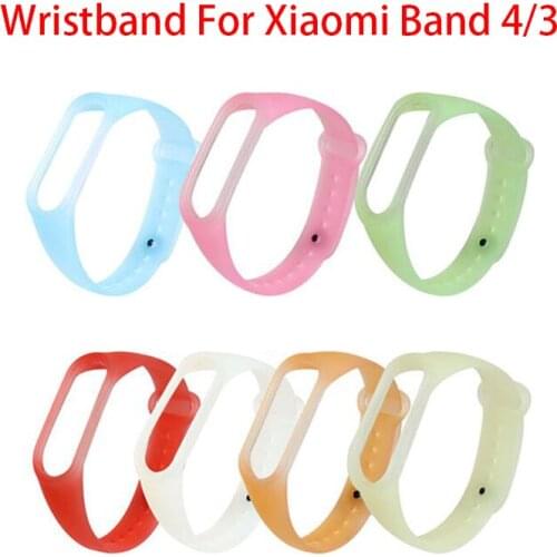 Bracelet For Xiaomi Band 5 6 4 Wristband Silicone TPU Soft Transparent Color Strap For Amazfit band 5 Mi6 band 5 Strap
