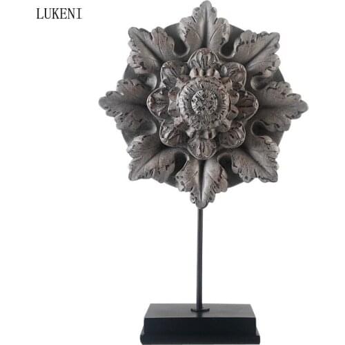 European-style Retro Carved Ornaments Home Decoration Resin Crafts Model Room Entrance Office Lucky Small Furnishings